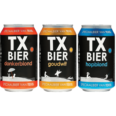 3 x Texelse TX bier in blik