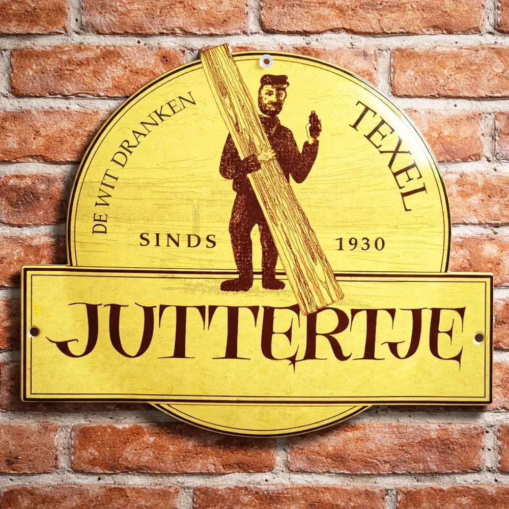 juttertje emaille bord