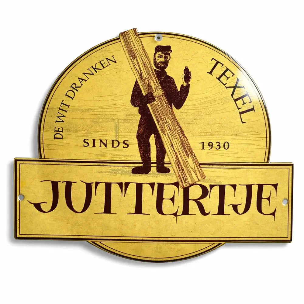 juttertje emaille bord